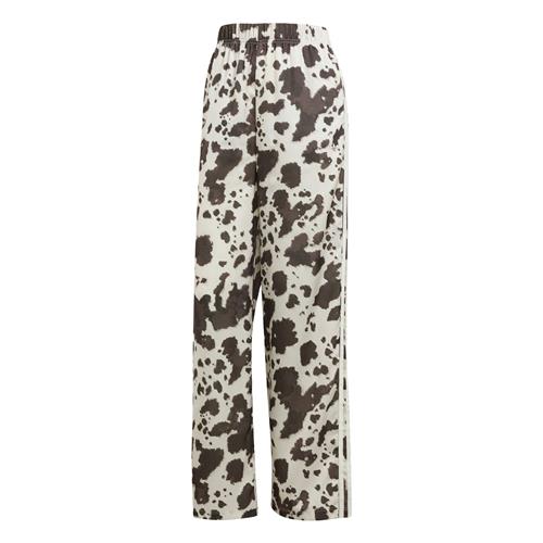 ADIDAS ORIGINALS Bukser 'Satin Wide Leg'  mørkebrun / offwhite