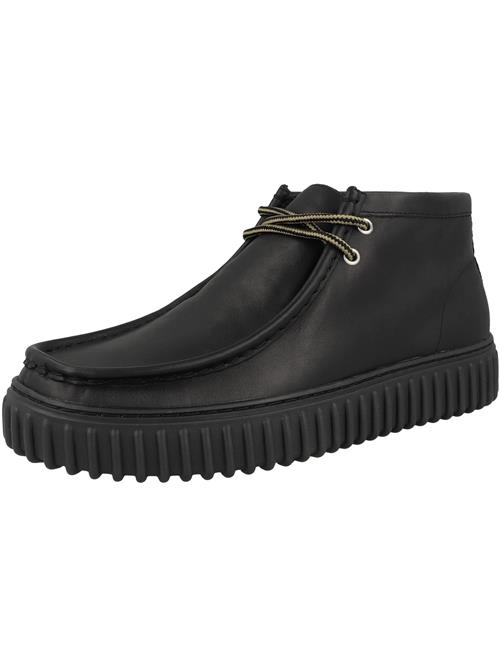 CLARKS Snøresko 'Torhill Hi'  sort