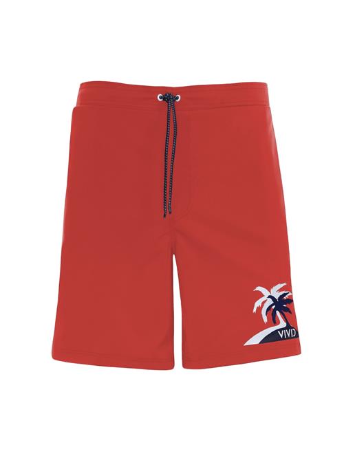 VIVID Badeshorts  navy / rød / hvid
