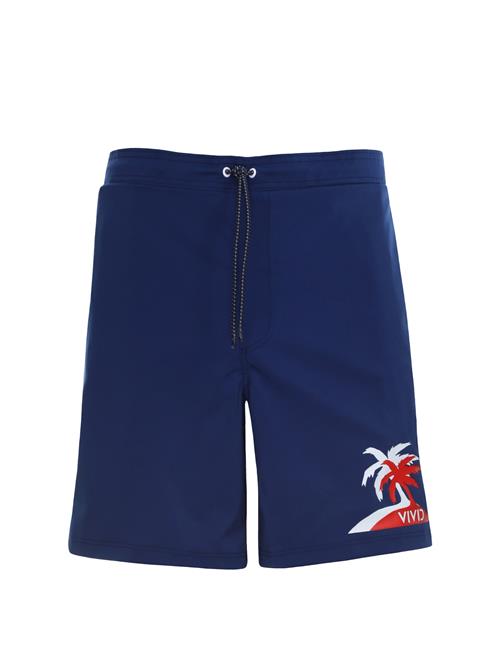 VIVID Badeshorts  navy / rød / hvid