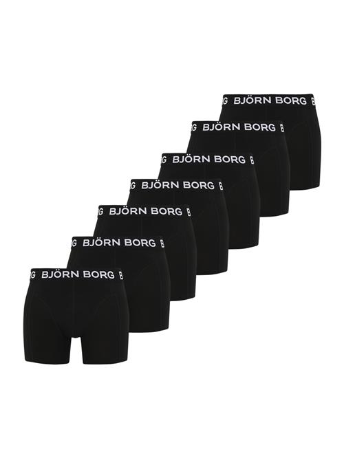 BJÖRN BORG Boksershorts  sort / hvid