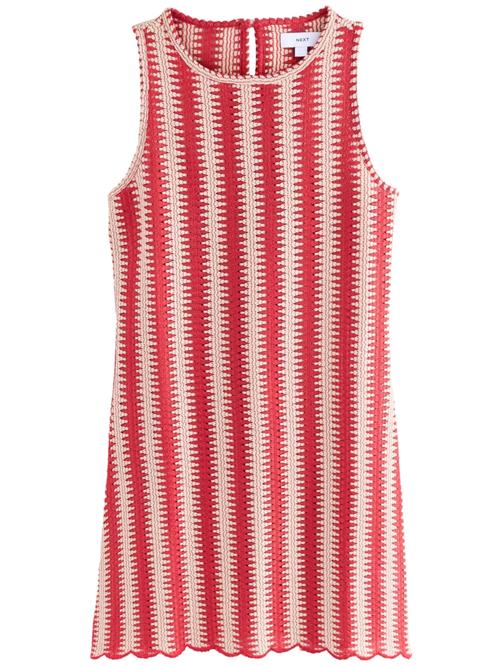 Next Kjole  rød / uldhvid