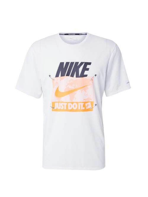 NIKE Funktionsskjorte 'ENERGY'  lyseorange / sort / hvid