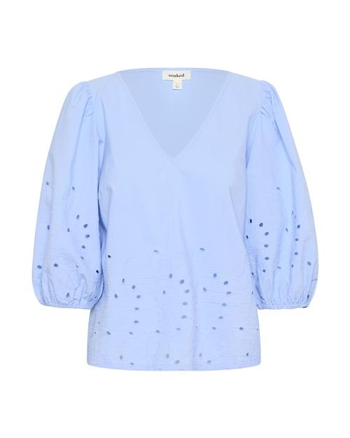 SOAKED IN LUXURY Bluse 'Manja'  himmelblå