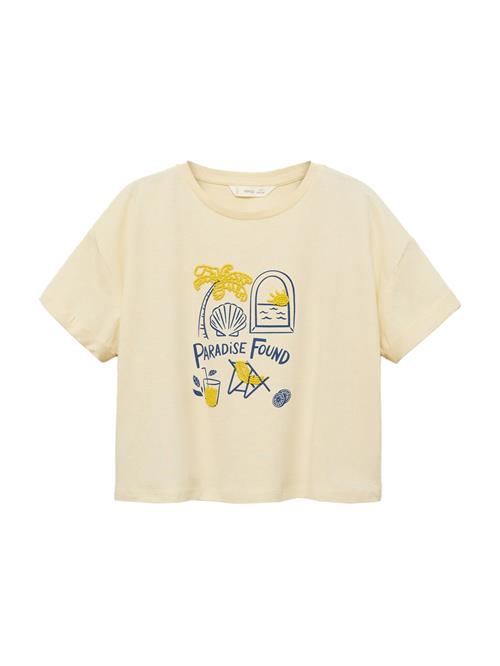 MANGO KIDS Bluser & t-shirts 'PARADISE'  blå / gul / pastelgul