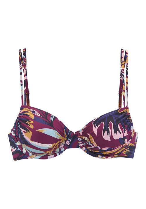 LASCANA Bikinioverdel  blandingsfarvet / bordeaux