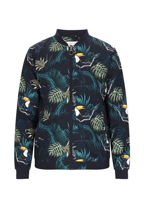 MO Overgangsjakke  petroleum / mint / sort / hvid