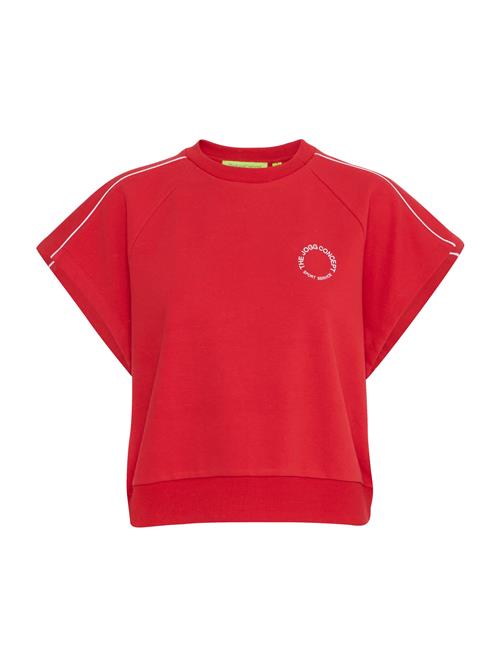 The Jogg Concept Sweatshirt 'JCSAJA'  rød / hvid