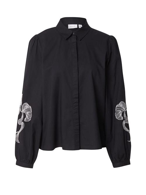 VILA Bluse 'VIVESTA'  sort / hvid