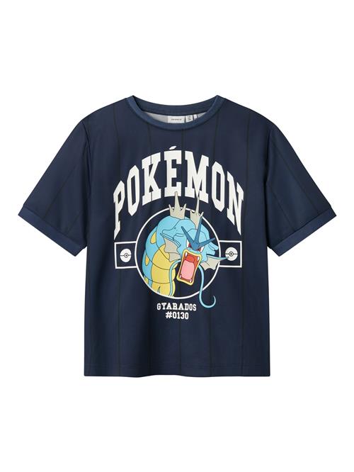 NAME IT Shirts 'NKMMELT POKEMON'  navy / aqua / gul / hvid