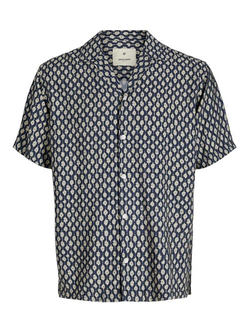 JACK & JONES Skjorte 'JPRBLulincoln'  camel / natblå