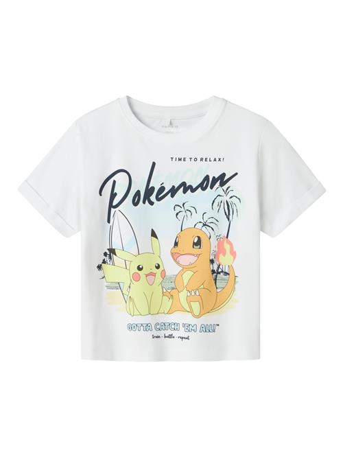 NAME IT Shirts 'NMMMAGIL POKEMON'  lysegul / orange / sort / hvid