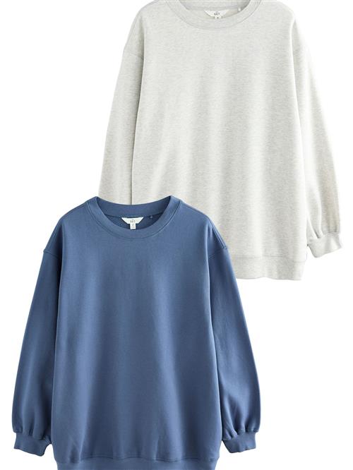 The Set Sweatshirt  blå / hvid