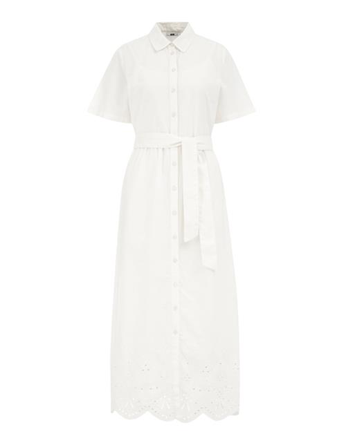 WE Fashion Blusekjole  hvid