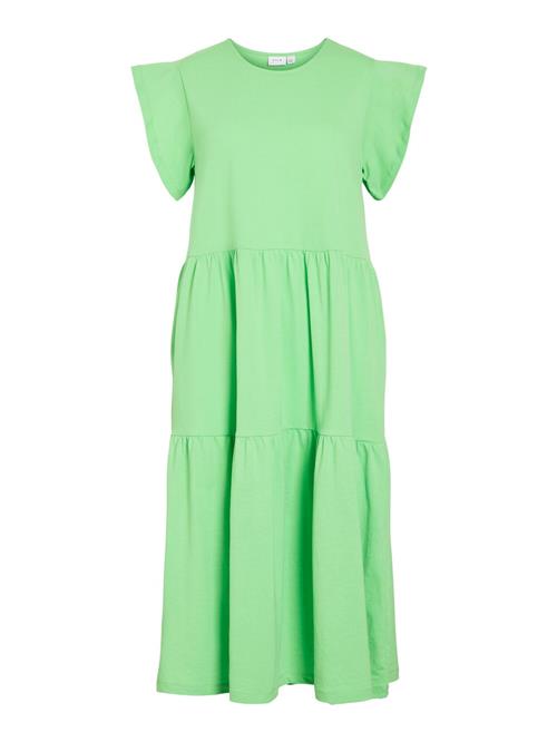 VILA Kjole  neongrøn