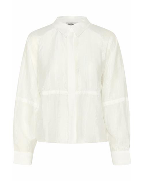 KAREN BY SIMONSEN Bluse 'Mami'  hvid
