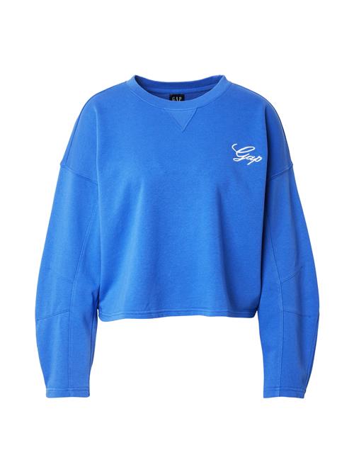 GAP Sweatshirt  blå / hvid