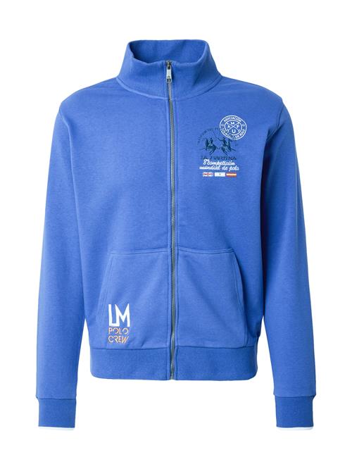 La Martina Sweatjakke  royalblå / orange / hvid