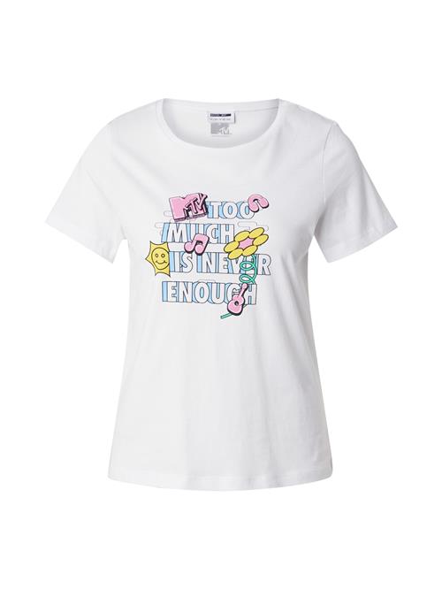 Noisy may Shirts 'NMNATE'  himmelblå / gul / lyserød / hvid