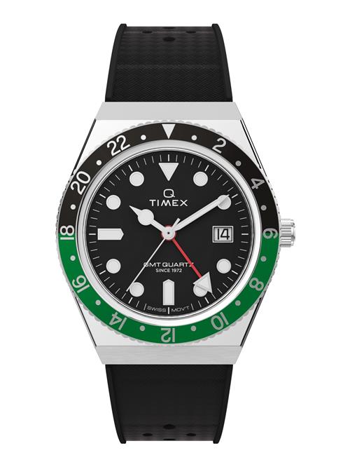 TIMEX Analogt ur 'Q Timex 1979 Reissue'  græsgrøn / sort / sølv