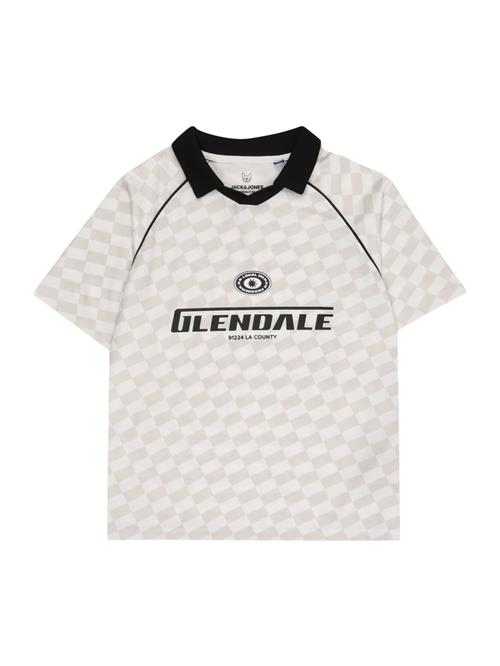 Jack & Jones Junior Shirts 'JCOLido'  lysegrå / sort / hvid