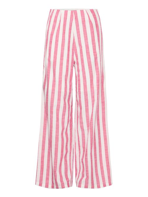 Se ICHI Bukser 'Lolia'  rosé / hvid hos About You