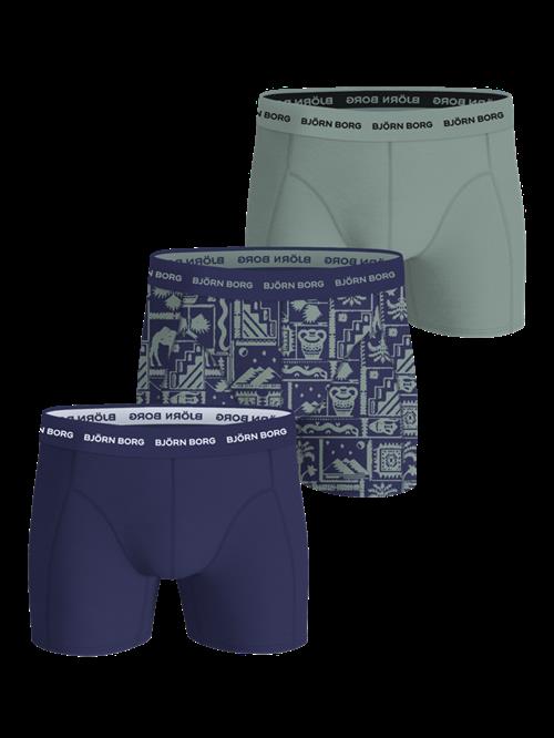 COTTON STRETCH BOXER 3p, MULTIPACK 4