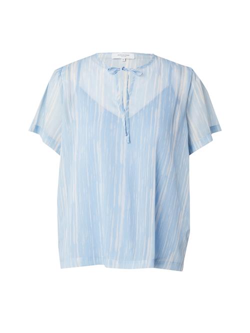 Se rosemunde Bluse  lyseblå / hvid hos About You