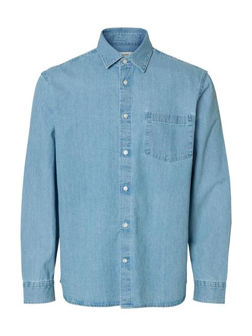 SLHREGCARLO DENIM LS SHIRT NOOS