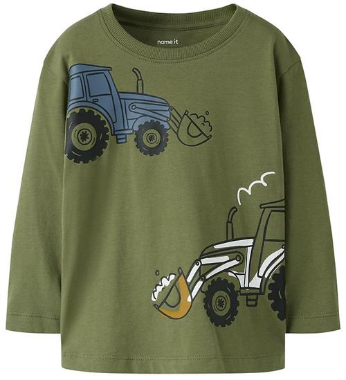 Se Name It Bluse - NmmBerlan - Olivine hos KidsWorld