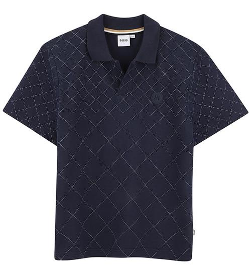 Se BOSS Polo - Navy hos KidsWorld