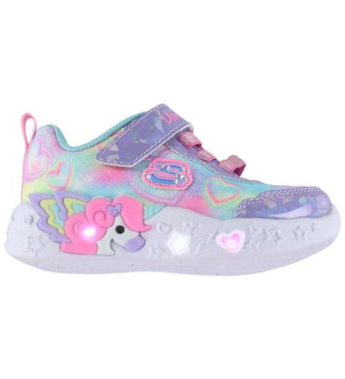 Se Skechers Sko - Unicorn - Lavender/Multi hos KidsWorld