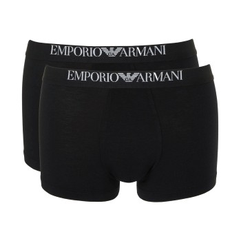 Emporio Armani Armani Viscose Jersey Boxer 2P Sort viskose X-Large Herre