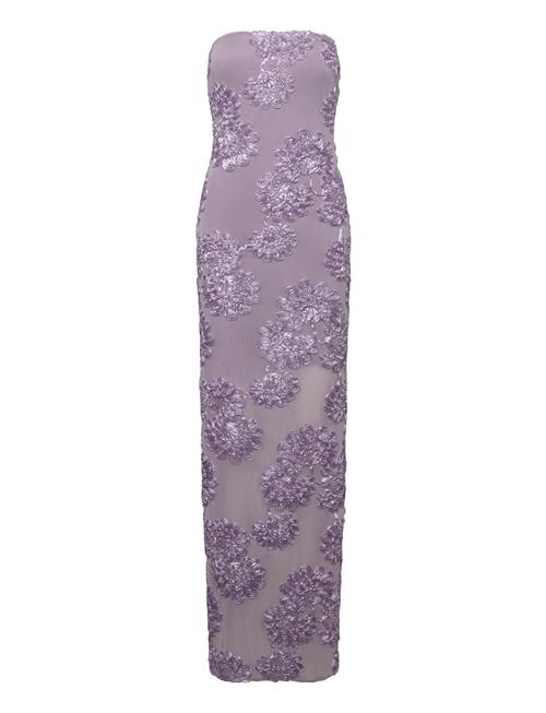 ROTATE Birger Christensen | 3D Mesh Maxi Dress | 38