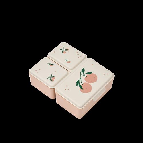 Liewood Driss Madkasse Peach Me / Sea Shell  Peach Me / Sea Shell-One Size  Creme  One Size  unisex