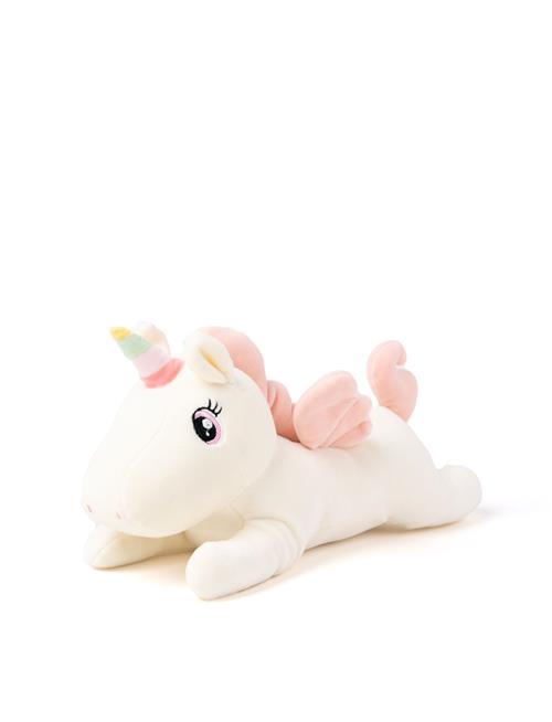 Teddykompaniet Squeezie Læggende Enhjørning Lille White  White One Size  Hvid  One Size  unisex