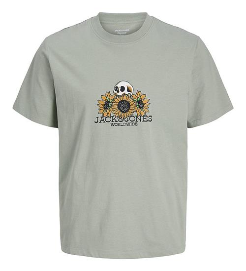 Jack & Jones T-Shirt - JorCatskills - Seagrass m. Print