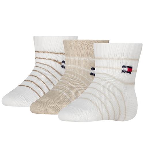 Tommy Hilfiger Strømper - 3-pak - Sand