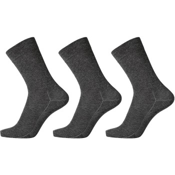 Egtved Strømper 3P Organic Cotton Socks Mørkgrå  Str 40/45