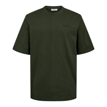 Resteröds Cotton T-shirt Mørkgrøn  bomuld X-Large Herre