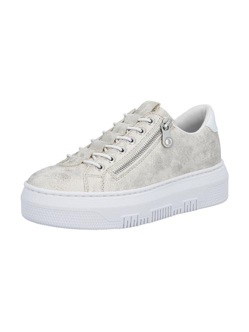 Rieker Sneaker low  lysebeige / guld / hvid