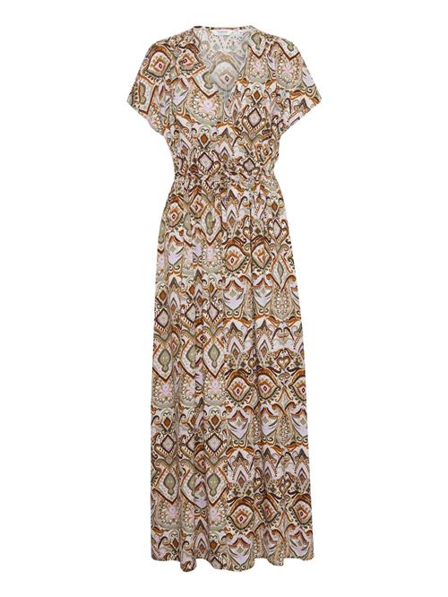 b.young Kjole 'Joella'  cognac / oliven / lyselilla