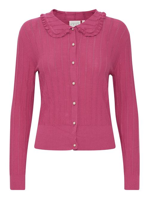 ICHI Cardigan 'Fantine'  mørk pink