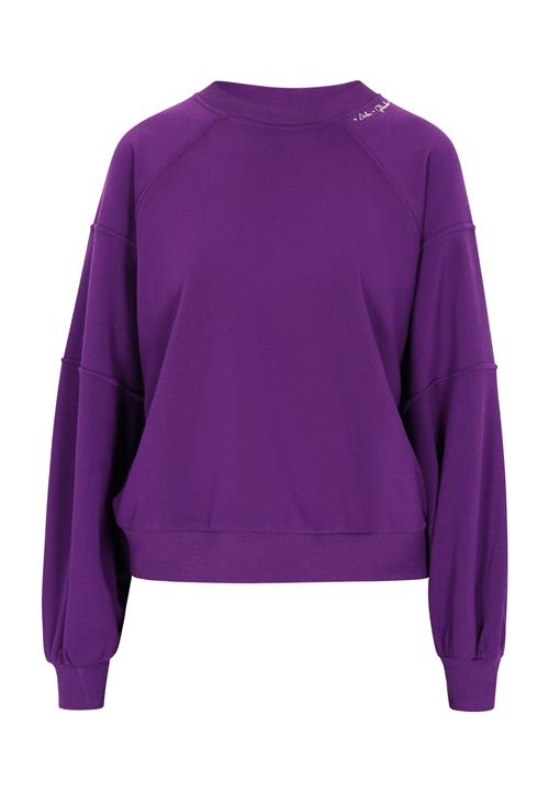 DreiMaster Vintage Sweatshirt  mørkelilla / hvid