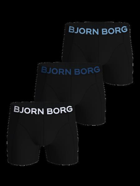 Björn Borg Organic Cotton Stretch Boxers 3-pack Sort, S