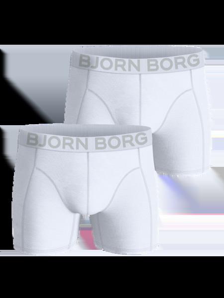 Björn Borg Organic Cotton Stretch Boxers 2-pack Hvid, XXL