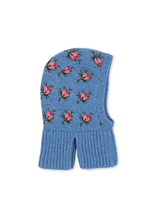 Konges Sløjd Belou Strikket Balaclava Rosie Shades  Rosie Shades 12-18 months  Blå  12-18 måneder  kvinde