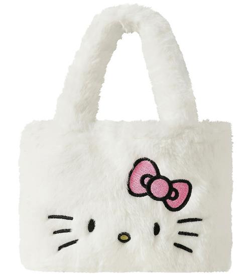 Name It Håndtaske - NkfDyoba - Plys - Cloud Dancer m. Hello Kitt