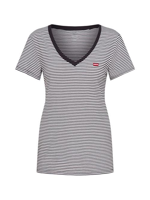 LEVI'S ® Shirts 'The Perfect V-Neck'  sort / hvid