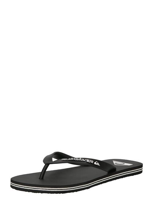QUIKSILVER Klipklappere 'Molokai'  sort / hvid